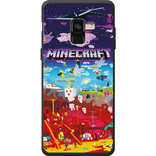 Чехол Boxface Samsung A530 Galaxy A8 2018 Minecraft World Beyond