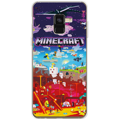 Чехол Boxface Samsung A530 Galaxy A8 2018 Minecraft World Beyond