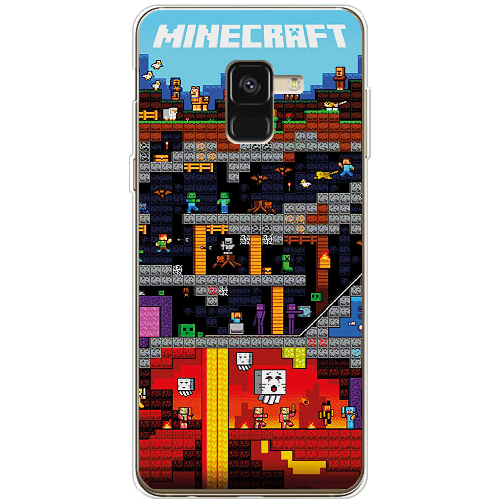 Чехол Boxface Samsung A530 Galaxy A8 2018 Minecraft Lode Runner