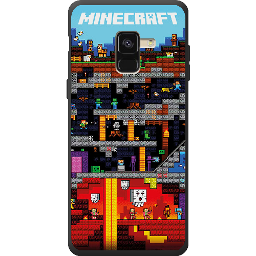 Чехол Boxface Samsung A530 Galaxy A8 2018 Minecraft Lode Runner