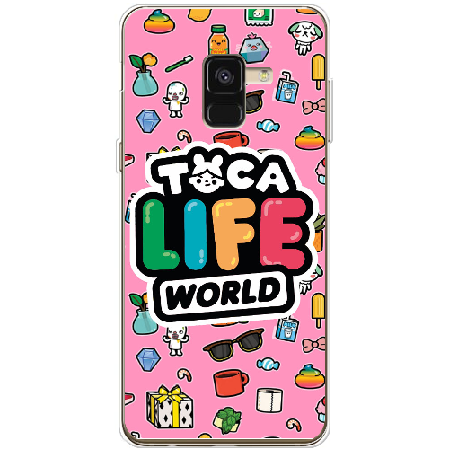 Чехол Boxface Samsung A530 Galaxy A8 2018 Toca Boca Life World