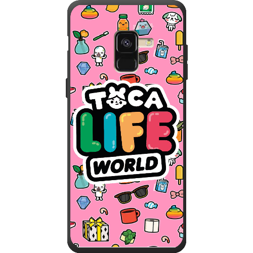 Чехол Boxface Samsung A530 Galaxy A8 2018 Toca Boca Life World