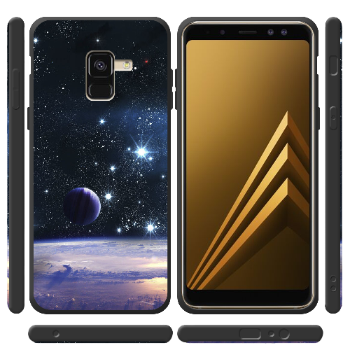 Чехол Boxface Samsung A530 Galaxy A8 2018 Space Landscape