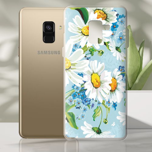 Чехол Boxface Samsung A530 Galaxy A8 2018 букет ромашек