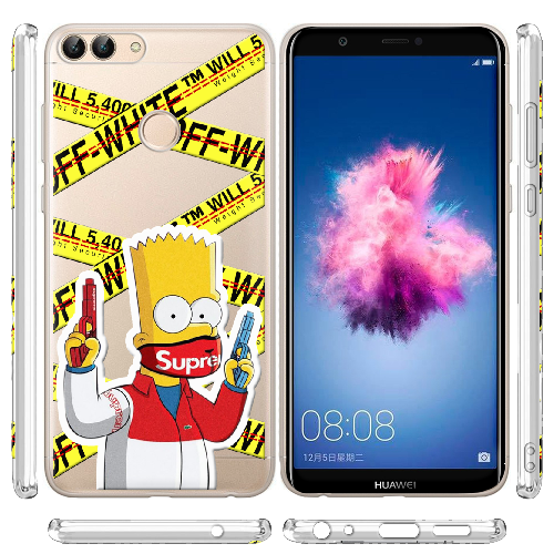 Чехол Boxface Huawei P Smart White Bart