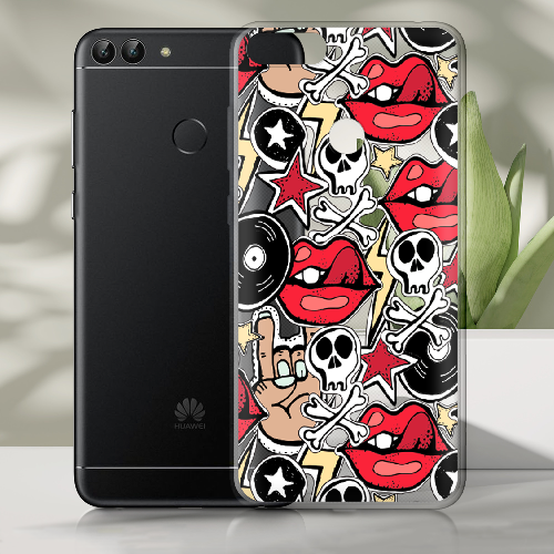 Чехол Boxface Huawei P Smart Rock Graffiti