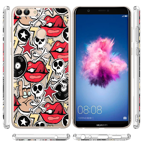 Чехол Boxface Huawei P Smart Rock Graffiti