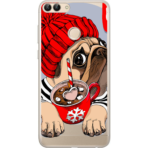 Чехол Boxface Huawei P Smart Winter Puggy