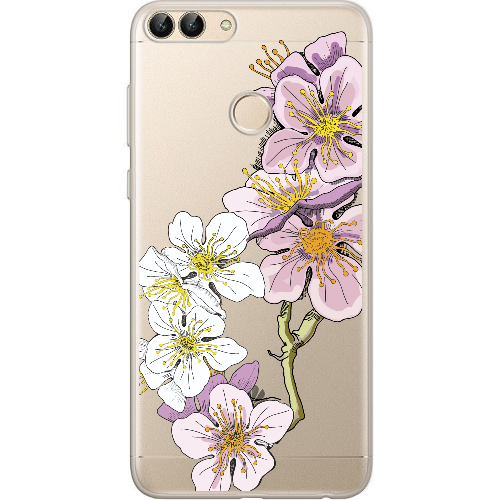 Чехол Boxface Huawei P Smart Cherry Blossom