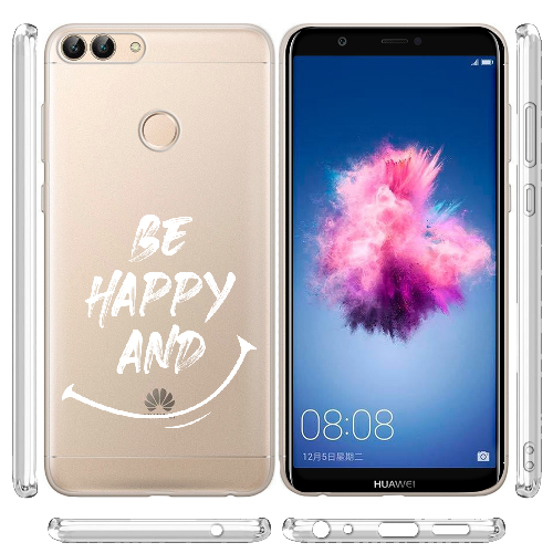 Чехол Boxface Huawei P Smart be happy and