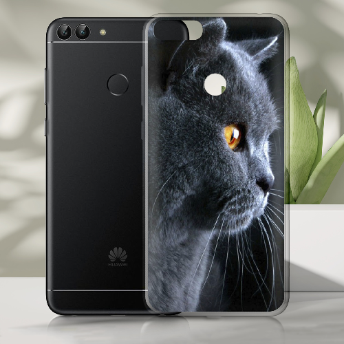 Чехол Boxface Huawei P Smart English cat