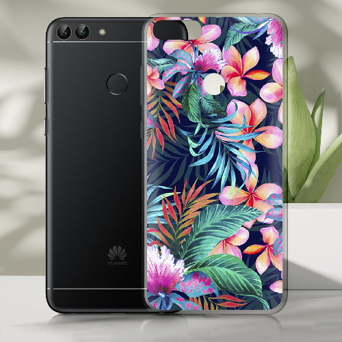 Чехол Boxface Huawei P Smart flowers in the tropics