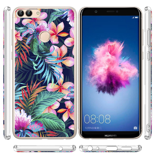 Чехол Boxface Huawei P Smart flowers in the tropics