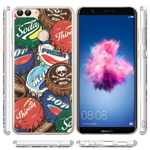 Чехол Boxface Huawei P Smart Drink Lids