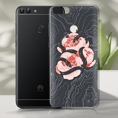 Чехол Boxface Huawei P Smart Snake Rose