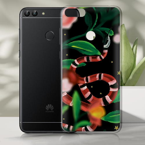 Чехол Boxface Huawei P Smart Red Snake