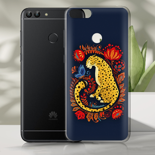 Чехол Boxface Huawei P Smart Petrykivka Leopard