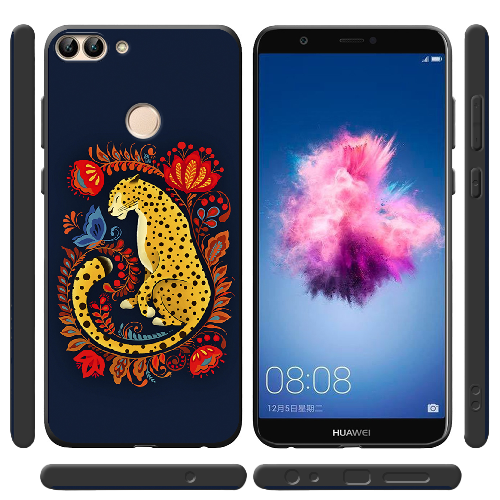 Чехол Boxface Huawei P Smart Petrykivka Leopard