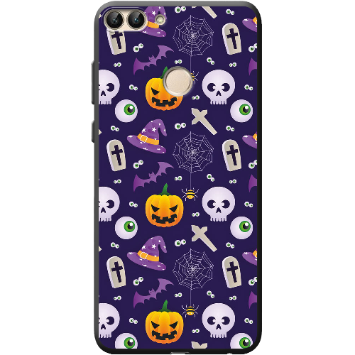 Чехол Boxface Huawei P Smart Halloween Purple Mood