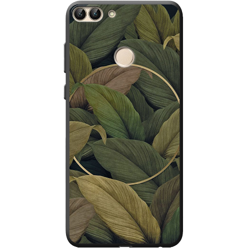 Чехол Boxface Huawei P Smart Green Leaf