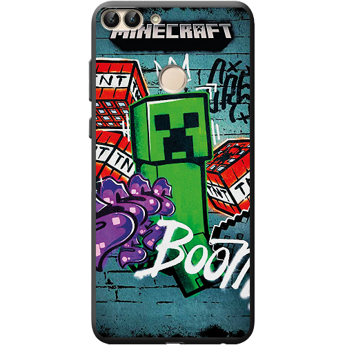 Чехол Boxface Huawei P Smart Minecraft Graffiti