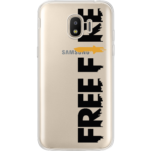 Чехол BoxFace Samsung J250 Galaxy J2 2018 Черный Free Fire