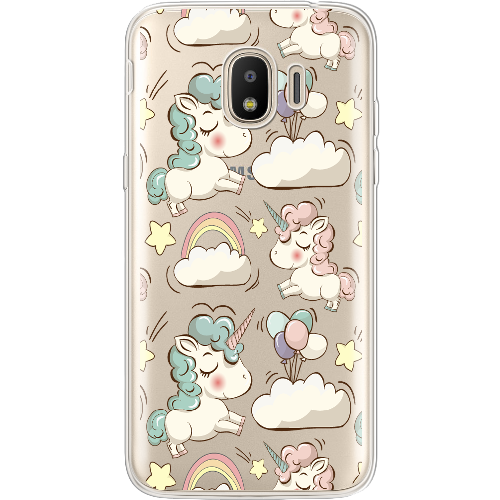 Чехол BoxFace Samsung J250 Galaxy J2 2018 Unicorns