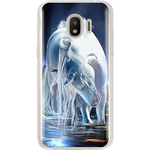 Чехол BoxFace Samsung J250 Galaxy J2 2018 White Horse