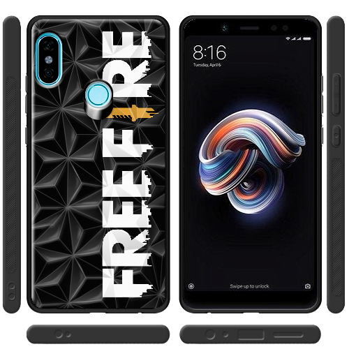 Чехол BoxFace Xiaomi Redmi Note 5 / Note 5 Pro Белый Free Fire