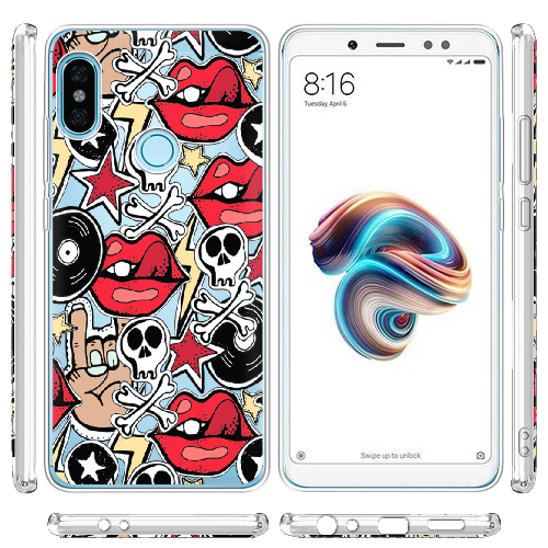 Чехол BoxFace Xiaomi Redmi Note 5 / Note 5 Pro Rock Graffiti