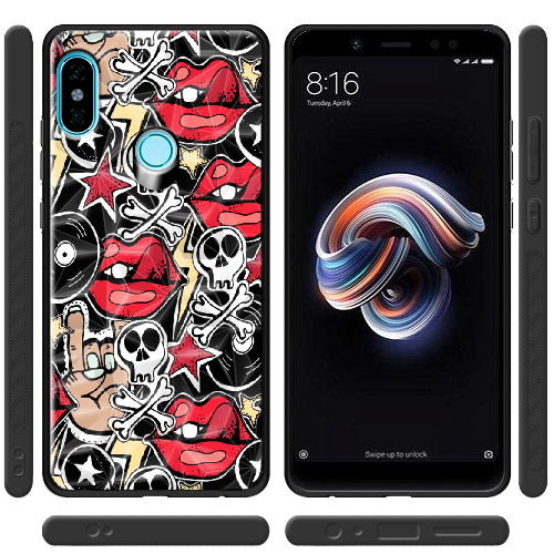 Чехол BoxFace Xiaomi Redmi Note 5 / Note 5 Pro Rock Graffiti