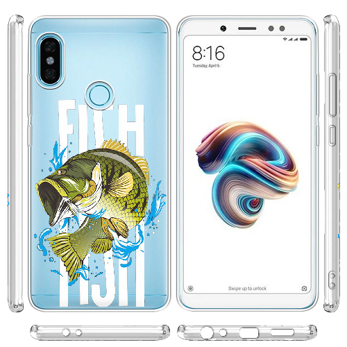 Чехол BoxFace Xiaomi Redmi Note 5 / Note 5 Pro Bass fish