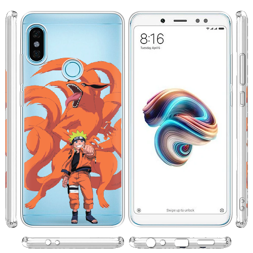 Чехол BoxFace Xiaomi Redmi Note 5 / Note 5 Pro Naruto and Kurama