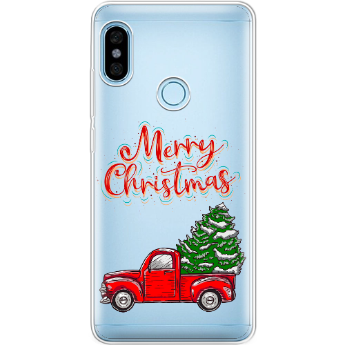 Чехол BoxFace Xiaomi Redmi Note 5 / Note 5 Pro Holiday Car Merry Christmas