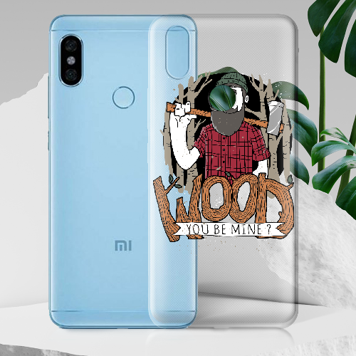 Чехол BoxFace Xiaomi Redmi Note 5 / Note 5 Pro Wood you be mine