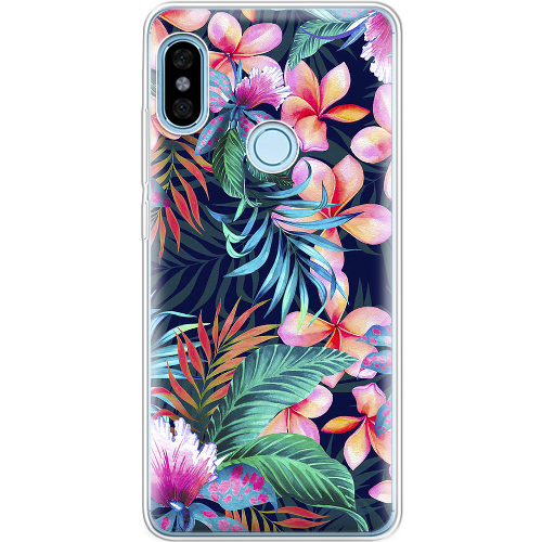 Чехол BoxFace Xiaomi Redmi Note 5 / Note 5 Pro flowers in the tropics