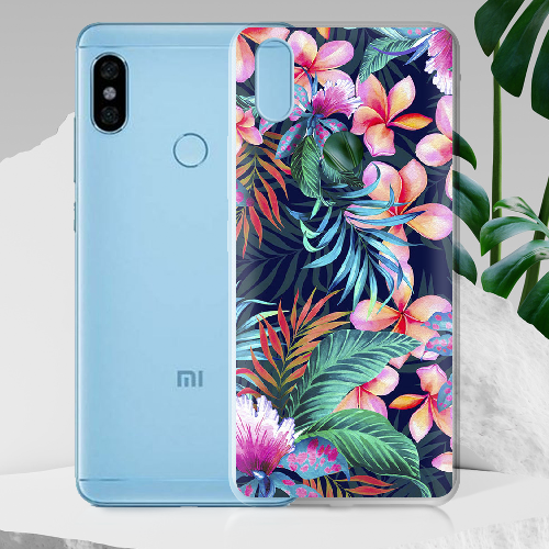 Чехол BoxFace Xiaomi Redmi Note 5 / Note 5 Pro flowers in the tropics