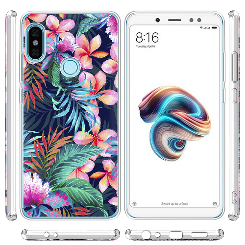 Чехол BoxFace Xiaomi Redmi Note 5 / Note 5 Pro flowers in the tropics