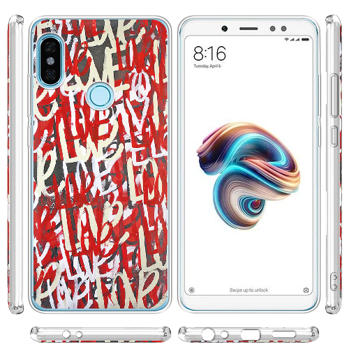 Чехол BoxFace Xiaomi Redmi Note 5 / Note 5 Pro Love Graffiti