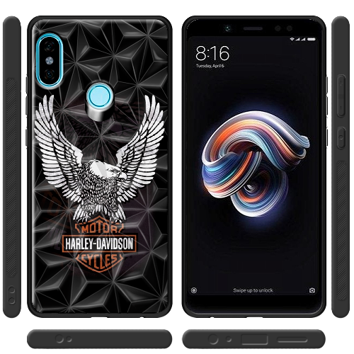 Чехол BoxFace Xiaomi Redmi Note 5 / Note 5 Pro Harley Davidson and eagle