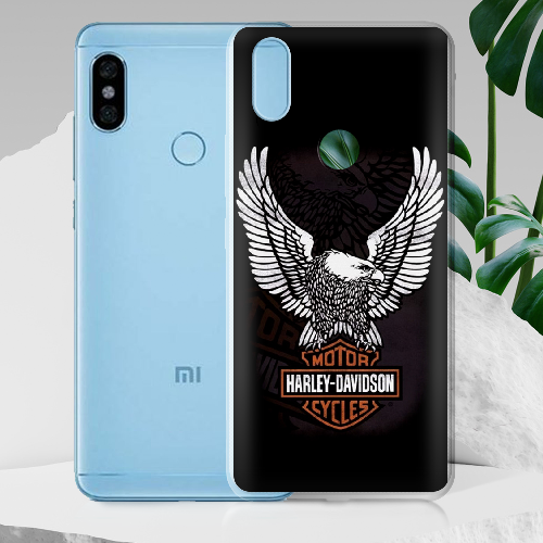 Чехол BoxFace Xiaomi Redmi Note 5 / Note 5 Pro Harley Davidson and eagle