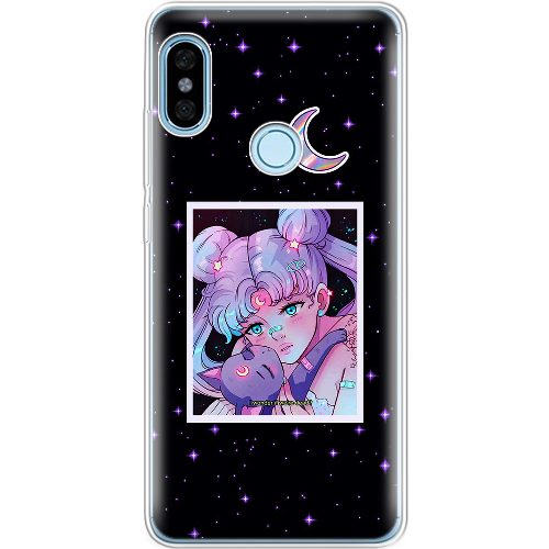 Чехол BoxFace Xiaomi Redmi Note 5 / Note 5 Pro Sailor Moon night