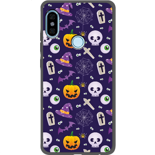 Чехол BoxFace Xiaomi Redmi Note 5 / Note 5 Pro Halloween Purple Mood