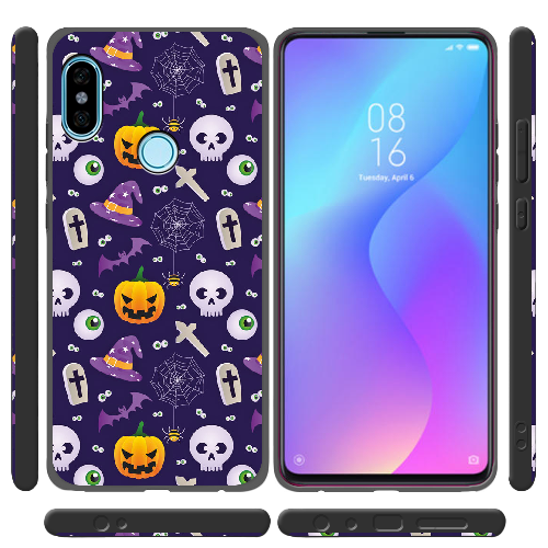 Чехол BoxFace Xiaomi Redmi Note 5 / Note 5 Pro Halloween Purple Mood