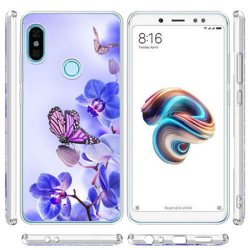 Чехол BoxFace Xiaomi Redmi Note 5 / Note 5 Pro Orchids and Butterflies