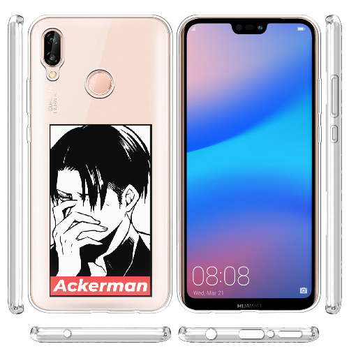 Чехол BoxFace Huawei P20 Lite Attack On Titan - Ackerman