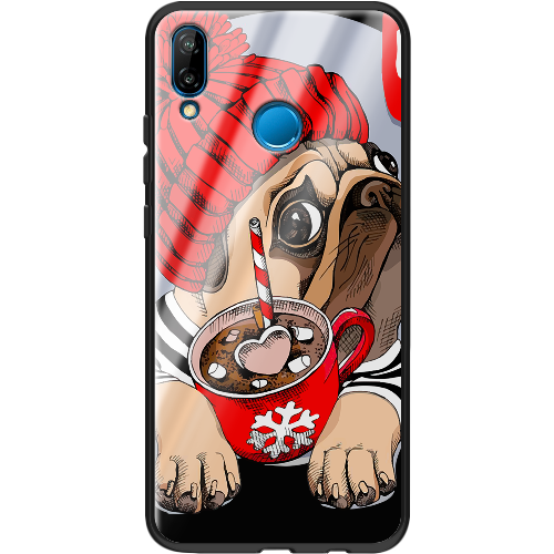 Чехол BoxFace Huawei P20 Lite Winter Puggy