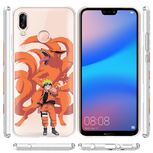 Чехол BoxFace Huawei P20 Lite Naruto and Kurama