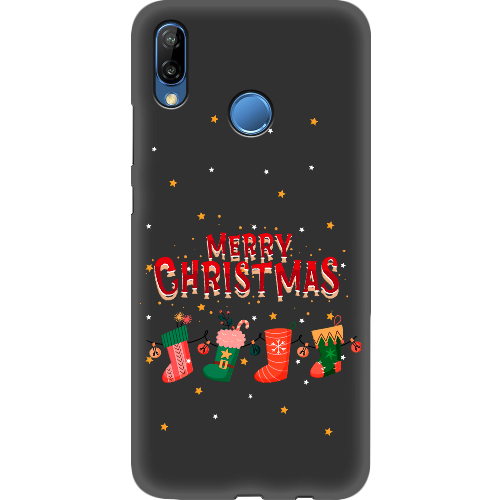 Чехол BoxFace Huawei P20 Lite Рождественские Носки