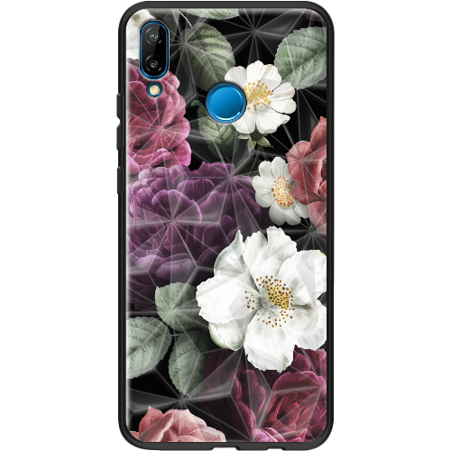 Чехол BoxFace Huawei P20 Lite Цветочные Темные Сны